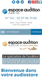 Mobile Screenshot of espace-audition.com